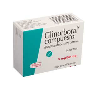 GLINORBORAL COMPUESTO 40 TABLETAS
